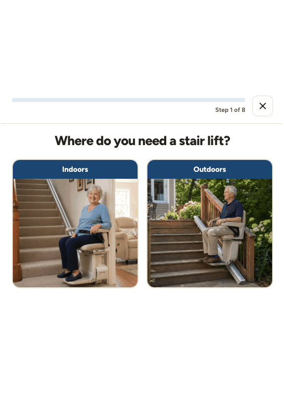 A short multi step form